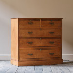 19th Century Aesthetic Movement Ash Chest of Drawers