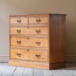 19th Century Aesthetic Movement Ash Chest of Drawers