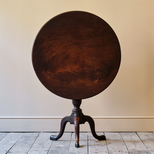 George III Mahogany Birdcage Tripod Table