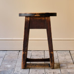 Antique Pine Artist Stool