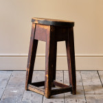 Antique Pine Artist Stool