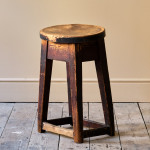 Antique Pine Artist Stool