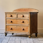 Antique Pine Chest Of Drawers In Original Paint