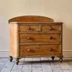 Antique Pine Chest Of Drawers In Original Paint