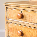 Antique Pine Chest Of Drawers In Original Paint
