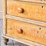 Antique Pine Chest Of Drawers In Original Paint