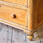 Antique Pine Chest Of Drawers In Original Paint