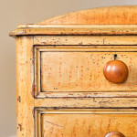 Antique Pine Chest Of Drawers In Original Paint