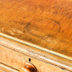 Antique Pine Chest Of Drawers In Original Paint
