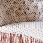 Mid 19th Century Chaise Longue in Titley & Marr Printed Cotton