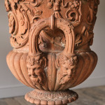 Pair of Terracotta Campana Vase Urns