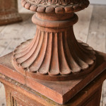 Pair of Terracotta Campana Vase Urns