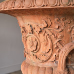 Pair of Terracotta Campana Vase Urns