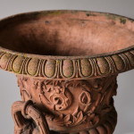 Pair of Terracotta Campana Vase Urns