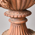 Pair of Terracotta Campana Vase Urns