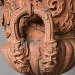 Pair of Terracotta Campana Vase Urns