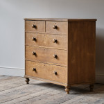 Antique Pine Chest of Drawers in Original Paint