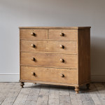 Antique Pine Chest of Drawers in Original Paint