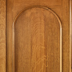 Antique Pine Linen Press in Original Paint