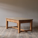 Antique Chunky Pine Farm House Kitchen Table