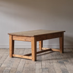 Antique Chunky Pine Farm House Kitchen Table