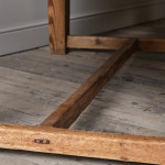 Antique Chunky Pine Farm House Kitchen Table