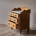 Antique Pine Washstand Chest of Drawers in Original Paint