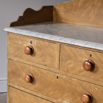 Antique Pine Washstand Chest of Drawers in Original Paint