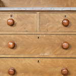 Antique Pine Washstand Chest of Drawers in Original Paint