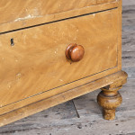 Antique Pine Washstand Chest of Drawers in Original Paint