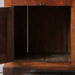 Georgian Oak Dog Kennel Dresser & Rack