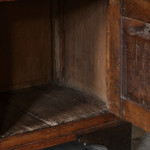 Georgian Oak Dog Kennel Dresser & Rack
