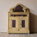 19th Century Pine Cupboard in Original Paint
