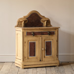 19th Century Pine Cupboard in Original Paint