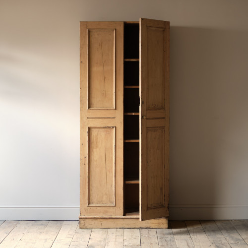 19th Century Pine Chapel Cupboard in Paint