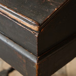 19th century Ebonized pine clerks desk