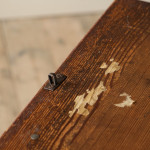 19th century Ebonized pine clerks desk