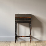 19th century Ebonized pine clerks desk