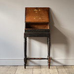 19th century Ebonized pine clerks desk