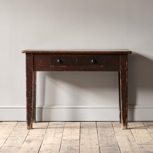 19th century Pine side table  from Holkham Hall