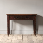 19th century Pine side table  from Holkham Hall