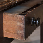 19th century Pine side table  from Holkham Hall
