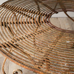 19th Century Wrought Iron Strapwork Tree Table