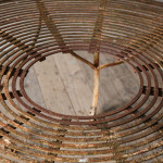 19th Century Wrought Iron Strapwork Tree Table