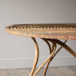 19th Century Wrought Iron Strapwork Tree Table