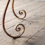 19th Century Wrought Iron Strapwork Tree Table
