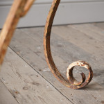 19th Century Wrought Iron Strapwork Tree Table