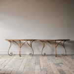 19th Century Wrought Iron Strapwork Tree Table