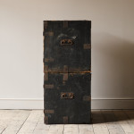 Pair of 19th Century Pine Campaign Carry Chests