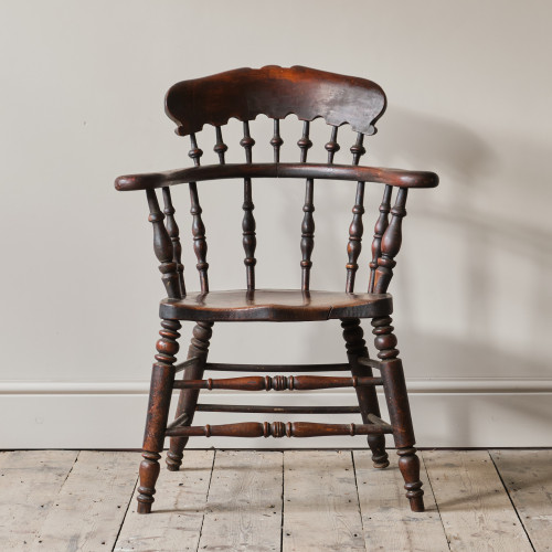 19th Century 'Smokers Bow' Windsor chair